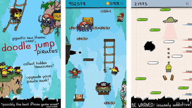 Doodle Jump adds ninja theme and in-app purchases
