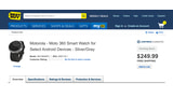 Motorola Moto 360 Smartwatch Surfaces on Best Buy for $250