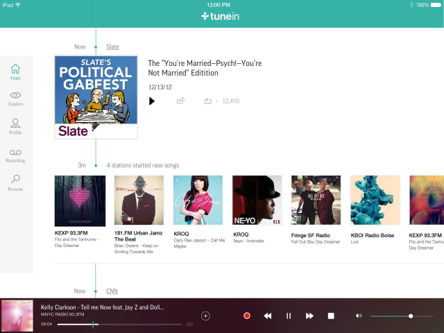 TuneIn Radio Pro Gets Updated With Many Audio Buffering Improvements