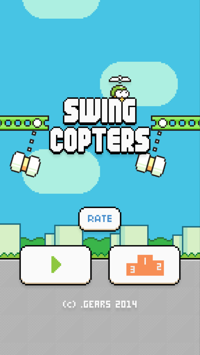 Flappy Bird Creator Releases New &#039;Swing Copters&#039; Game for iOS