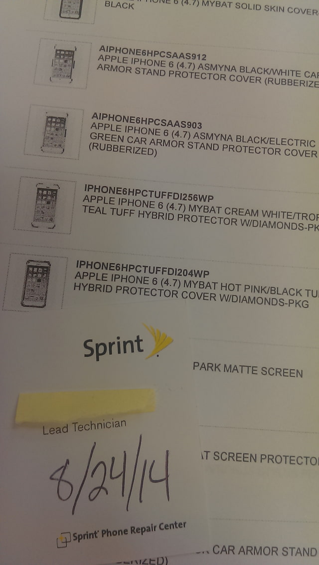 Cases for 4.7-inch and 5.5-inch iPhone 6 Reportedly Appear in Sprint&#039;s Inventory