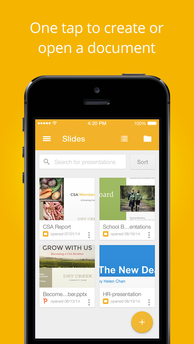 Google Releases New 'Google Slides' Presentation App for iOS - iClarified