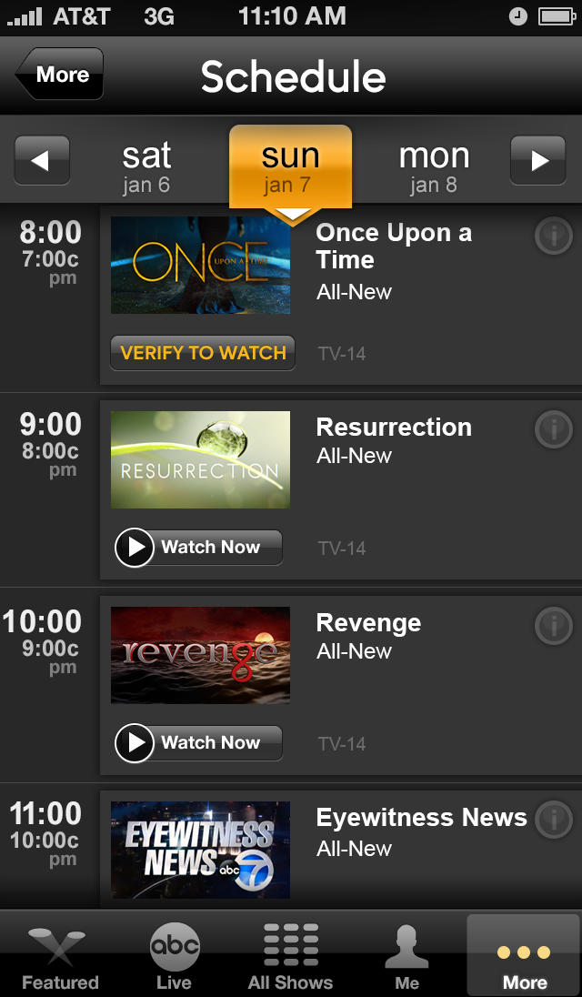 WATCH ABC App Gets AirPlay and Chromecast Support