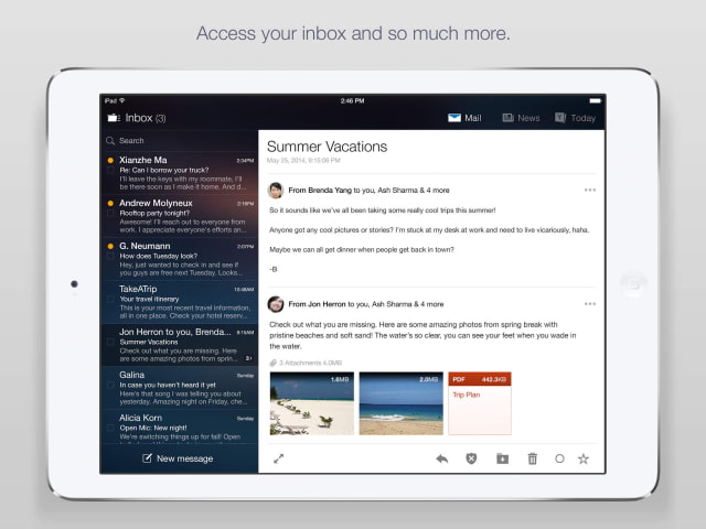 Yahoo Mail App Gets Ability to Minimize Compose Window on iPad