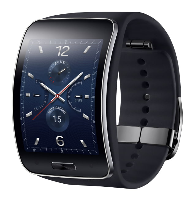 Samsung Unveils Its New Gear S Smartwatch [Photos]