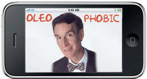 Bill Nye Explains the iPhone 3GS Oleophobic Screen