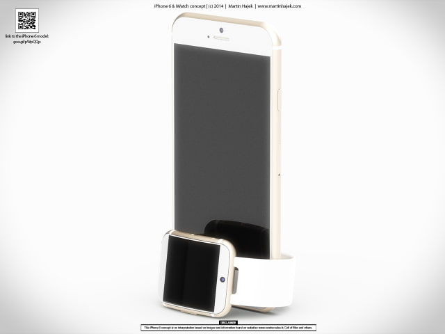 iWatch Concept Based on the Rumored iPhone 6 [Render]