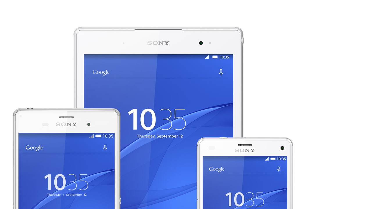 Sony Unveils New Xperia Z3 Tablet And Smartphones Smartphone Smartband Talk And Smartwatch 3 Iclarified