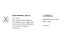 Apple Seeds New OS X 10.9.5 Build to Developers for Testing