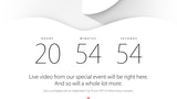 Apple's Homepage Now Redirects to a Countdown for Its Live Press Event Tomorrow