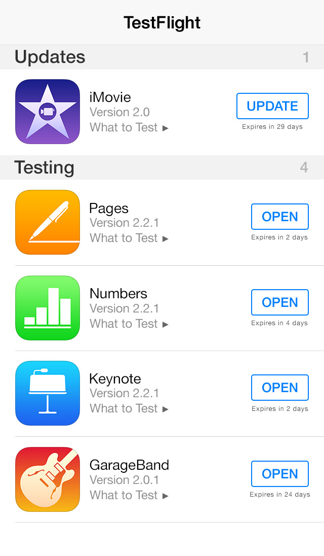 Apple Officially Releases TestFlight App for iOS