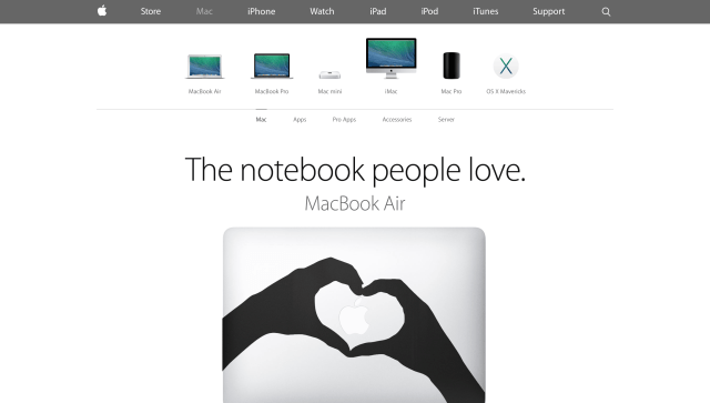 Apple Redesigns Its Desktop and Mobile Websites [Images]