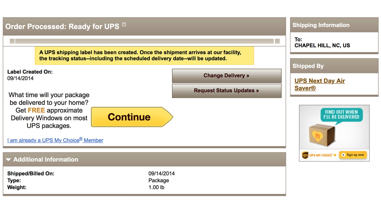 The order has been delivered. Ups tracking. ЮПС отслеживание. Ups tracking USA. Shipped with ups.