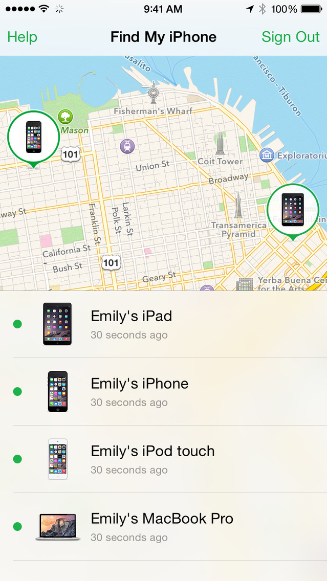 Find My iPhone Updated with Support for iOS 8 and Family Sharing