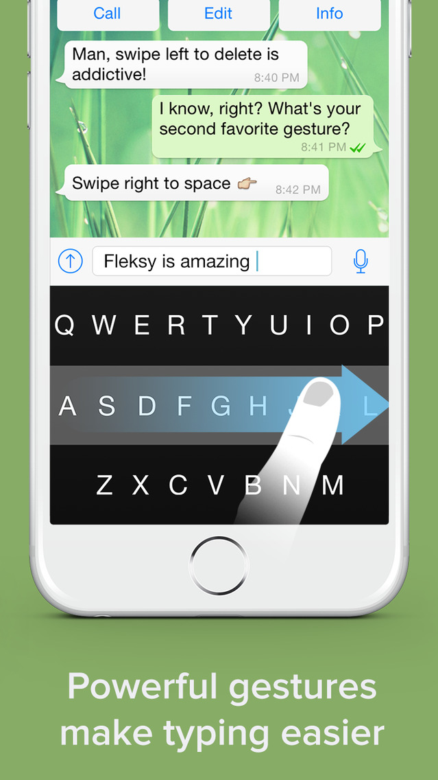 Fleksy Keyboard Released for iOS 8