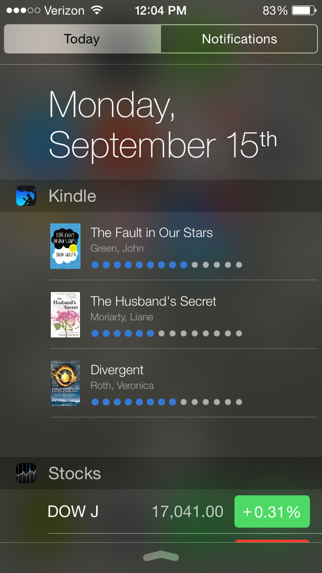 Kindle App Gets Updated With Kindle Today Widget, Copy &amp; Paste, Smart Lookup Translation Card