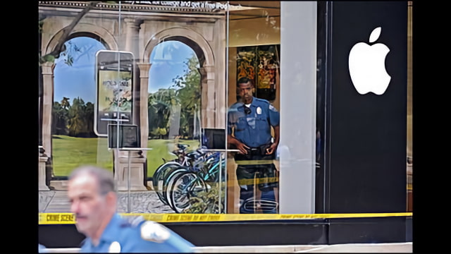 Employee Shot During Apple Store Robbery