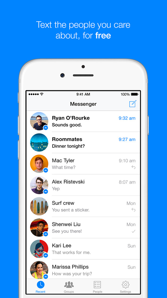 Facebook Messenger App Gets Updated for the iPhone 6