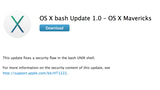 Apple Releases OS X Bash Update to Fix Shellshock Security Flaw