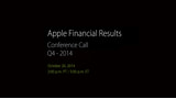 Apple to Report Fiscal Fourth Quarter Earnings on Monday, October 20th
