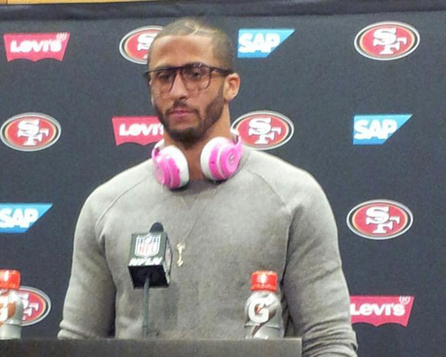 49ers Quarterback Colin Kaepernick Fined $10,000 for Wearing Beats Headphones on Camera