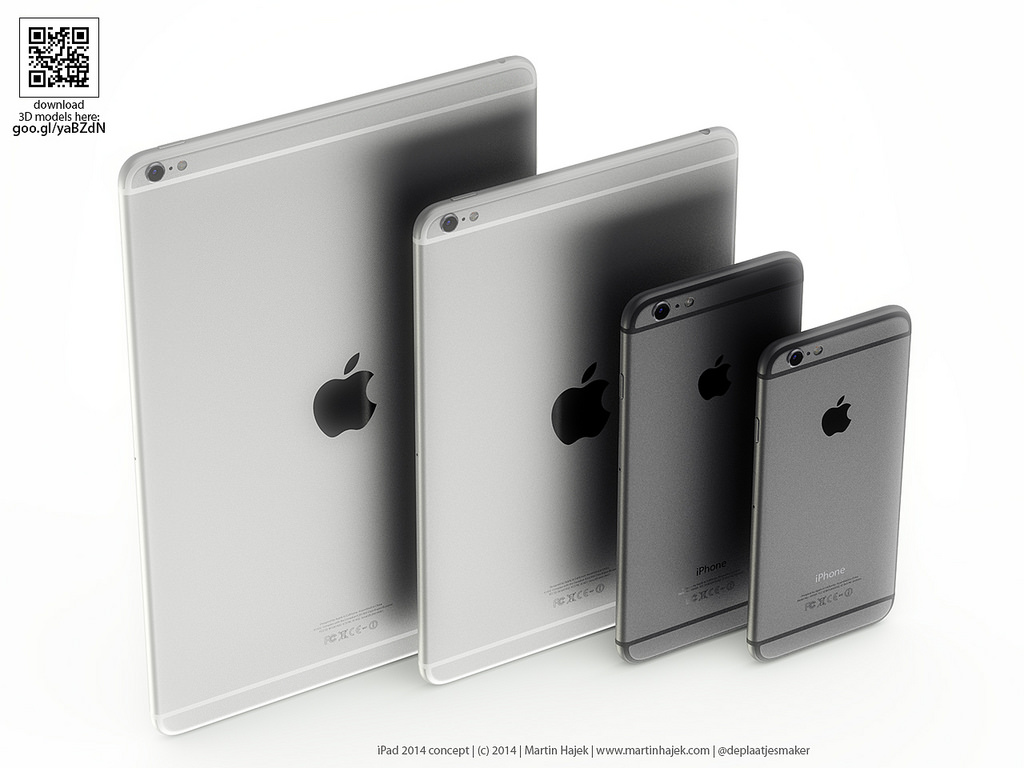 What If the New iPad Air 2 Looked Like the iPhone 6 [Images]