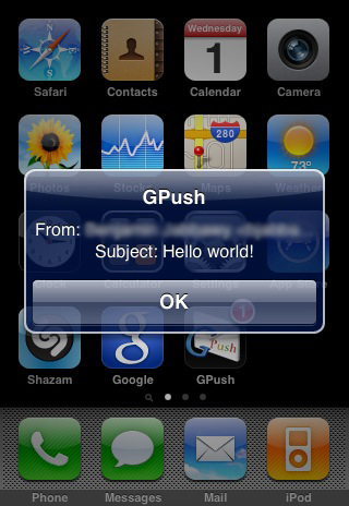 GPush to Provide Push Notifications for Gmail