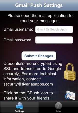 GPush to Provide Push Notifications for Gmail