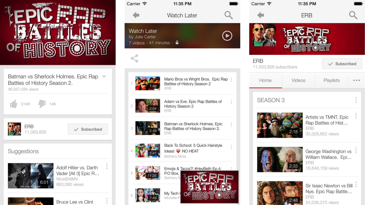 YouTube App Gets Updated With Support for the iPhone 6 - iClarified