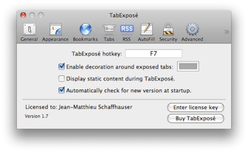 TabExpose 2.0 Brings Expose to Safari 4