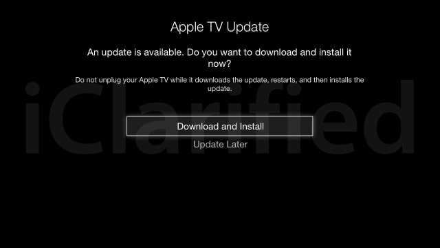 Apple Releases Apple TV Firmware Update 7.0.1