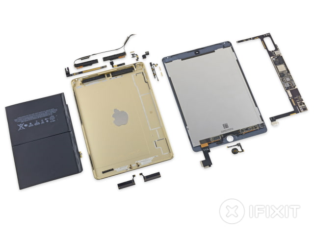 iPad Air 2 Teardown Reveals A8X Processor, 2GB of RAM, Smaller Battery [Photos]