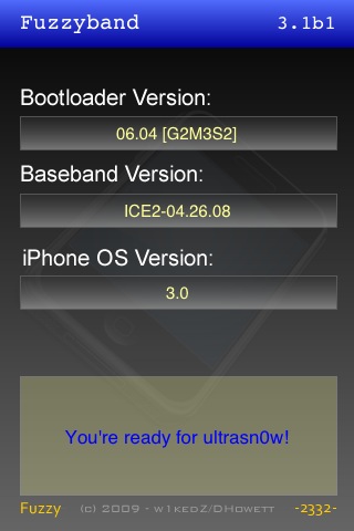 Fuzzyband 3.1b1 Now Supports iPhone OS 3.0