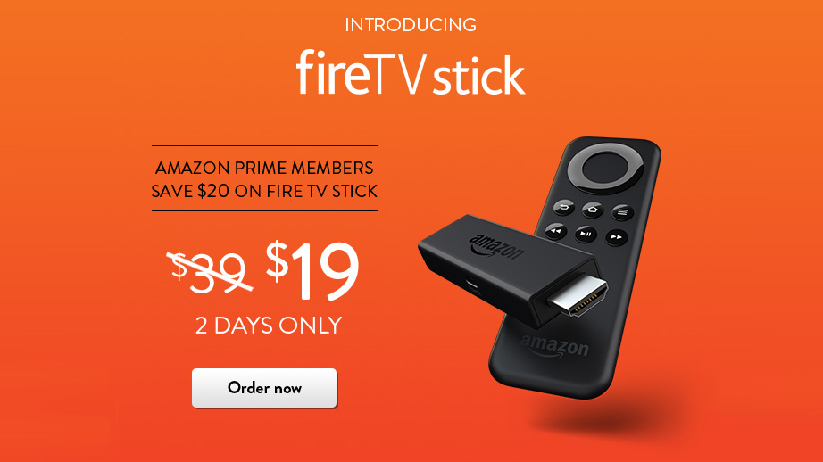 Amazon Unveils New &#039;Fire TV Stick&#039; for $39, Pre-Order for a Limited Time Price of $19