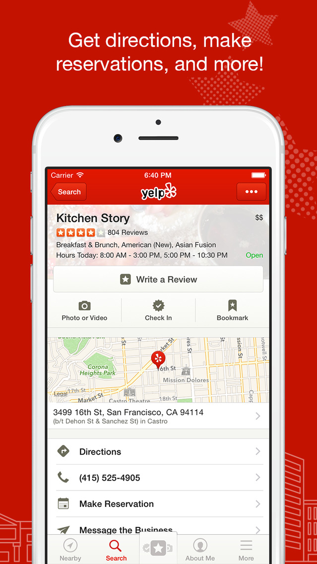Yelp App Gets Optimized for iPhone 6 and iPhone 6 Plus, New Directions Button