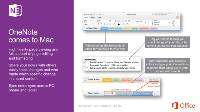 Leaked Microsoft Presentation Details Next Office for Mac [Images]