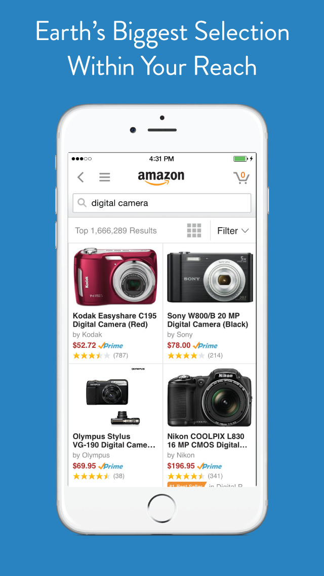 Amazon App Gets iPhone 6 and iPhone 6 Plus Support, Voice Search, More