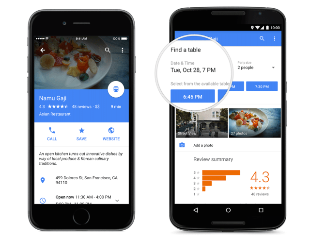 Google Maps for iOS Gets New &#039;Material Design&#039;, Restaurant Reservations, Uber Card