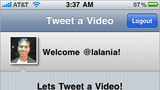 TwitVid Tweets Videos from Your iPhone 3GS