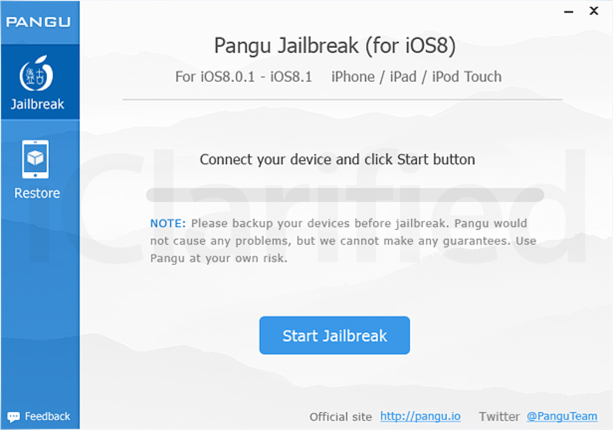 Pangu 1.2.1 Jailbreak Utility Released With Cydia 1.1.16