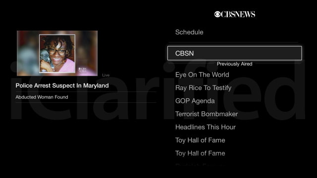 Apple TV Gets &#039;CBS News&#039; Channel Featuring CBSN Digital News Network