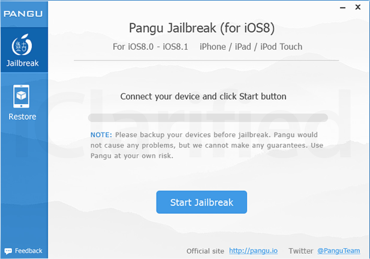 Pangu iOS 8 Jailbreak Utility Released for Mac OS X