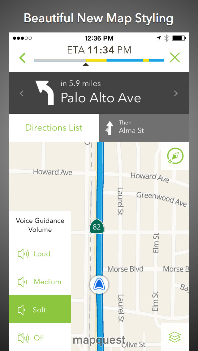 MapQuest GPS App Gets Roadside Assistance Features, Improved ETA Progress Bar, More