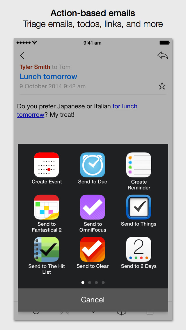 Dispatch Email App Gets Touch ID Support, In-App Browser, New Actions, More
