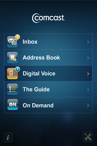 Comcast Mobile App for iPhone, iPod touch