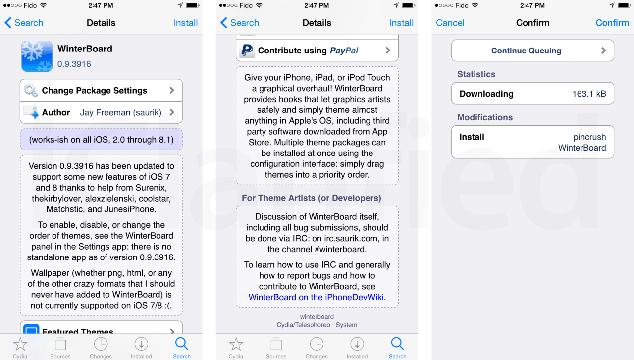 WinterBoard Gets Updated to Support Some New Features on iOS 7 and iOS