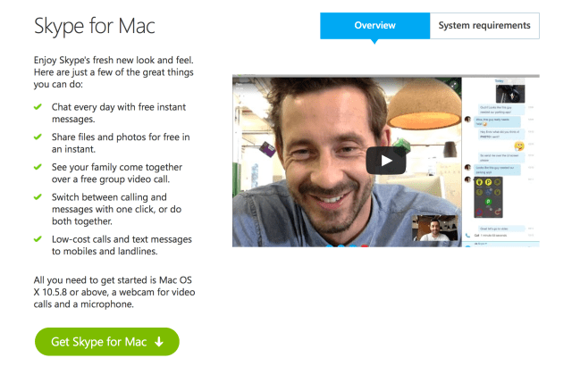 Skype 7.2 Released for Mac OS X