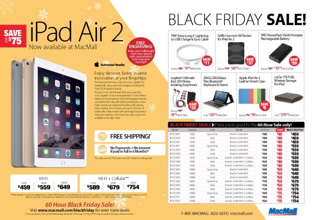MacMall&#039;s Massive Black Friday Sale Has Over 1000 Deals on Apple Products, Accessories