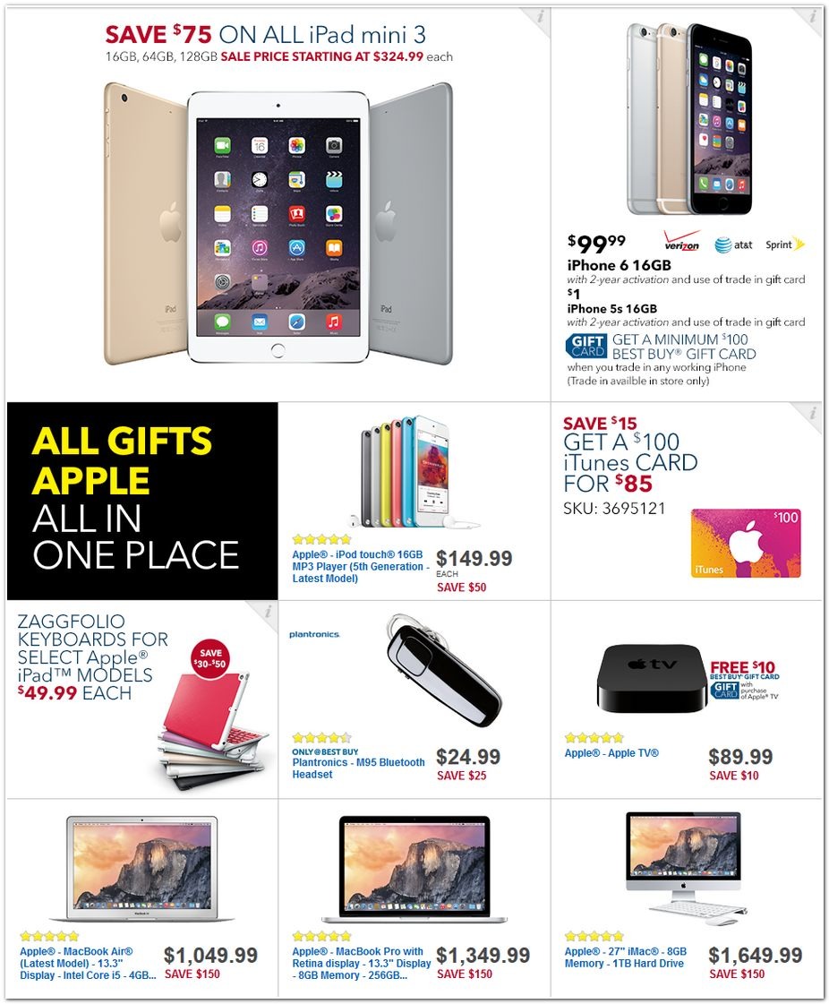 Best Buy&#039;s Black Friday Deals on Apple Products
