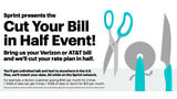 Sprint Announces 'Cut Your Bill in Half Event' for Verizon and AT&T Switchers